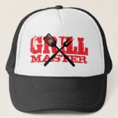 GrillMaster trucket hat cap for BBQ chef キャップ (正面)
