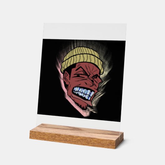 Grillz アクリルサイン (傾斜)