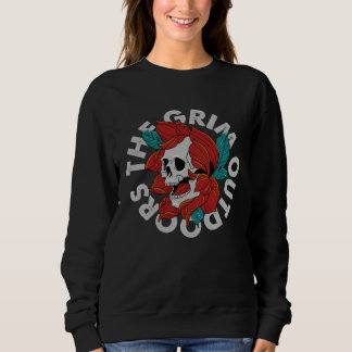 Grim Outdoors Skull and Roses Camping Outdoor Love スウェットシャツ
