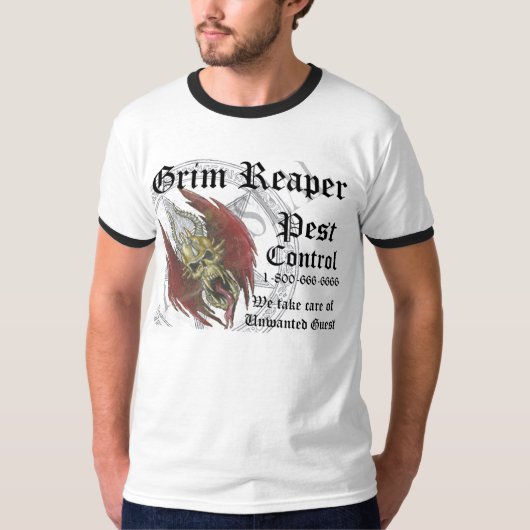 GRIM-PEST-CONTROL Tシャツ (正面)