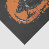 Grim Reaper Cartoon in Sunset Graveyard 薄葉紙 (詳細)