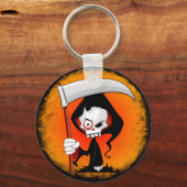 Grim Reaper Cartoon Water Bottle キーホルダー (正面)