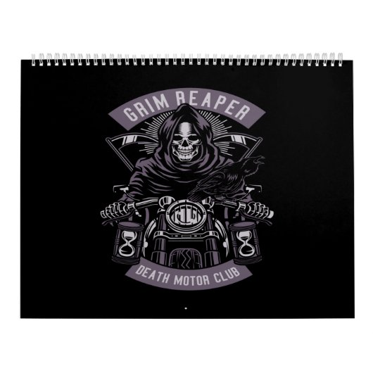 grim reaper death motor club カレンダー (カバー)