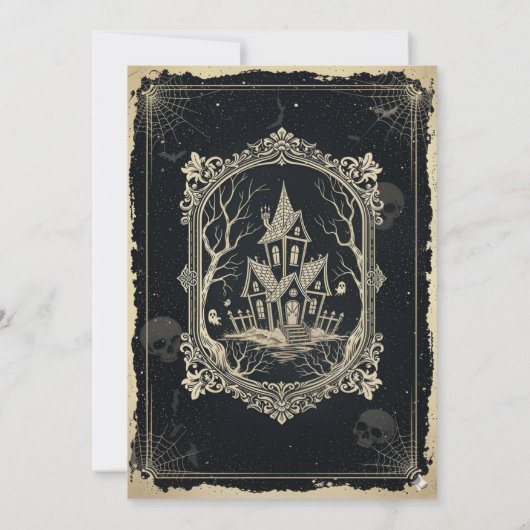 Grim Reaper Halloween Party Invitation 招待状 (裏面)