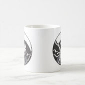 Grim Reaper in the Night - Horror Skull T-Shirt コーヒーマグカップ (中央)