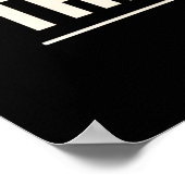 Grim Reaper Jazz Band Skeleton Musician Graphic ポスター (角)