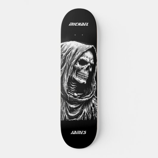 Grim Reaper Personalized スケートボード (正面)