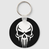 Grim Specter Dripping Skull Graphic キーホルダー (裏面)