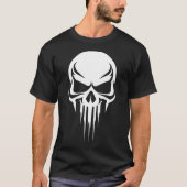 Grim Specter Dripping Skull Graphic Tシャツ (正面)