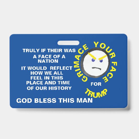 GRIMACEバッジ バッジ (正面)