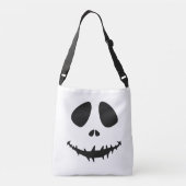 Grimace Face Trick Or Treat Bag - Gothic Halloween クロスボディバッグ (裏面)