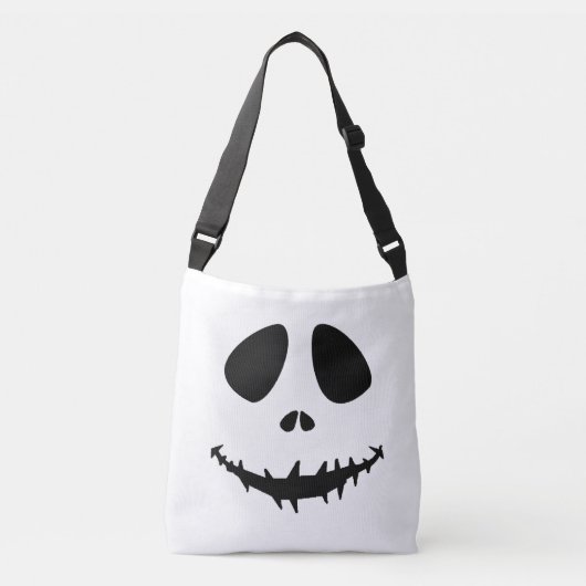 Grimace Face Trick Or Treat Bag - Gothic Halloween クロスボディバッグ (正面)