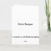 Grime Reaper Hallowenカスタマイズ可能なカード カード (裏面)