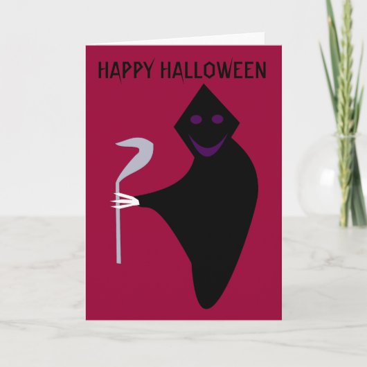 Grime Reaper Hallowenカスタマイズ可能なカード カード (正面)