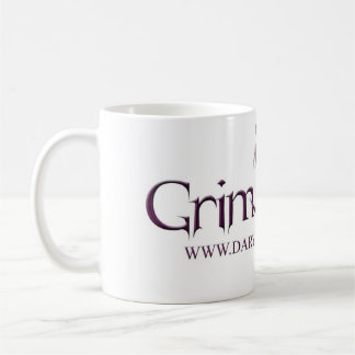 GrimGirlの紫色のマグ コーヒーマグカップ