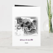 Grimmゴシック様式ハロウィンの挨拶 カード (裏面)