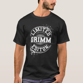 GRIMM名字おもしろいファミリーツリー誕生日懇親会G Tシャツ