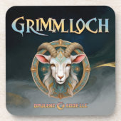 Grimmloch ヤギ エンブレム ファンタジーRPG コースター (正面)