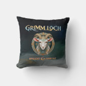 Grimmloch Goat Emblem Fantasy RPG クッション (正面)