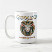 Grimmloch Goat Emblem Fantasy RPG コーヒーマグカップ (左)