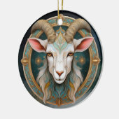 Grimmloch Goat Emblem Fantasy RPG セラミックオーナメント (左)