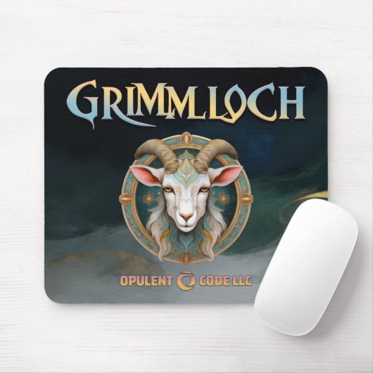 Grimmloch Goat Emblem Fantasy RPG マウスパッド (マウス)