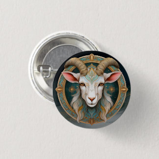 Grimmloch Goat Emblem Fantasy RPG 缶バッジ