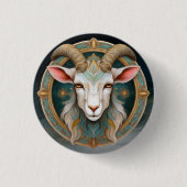 Grimmloch Goat Emblem Fantasy RPG 缶バッジ (正面)