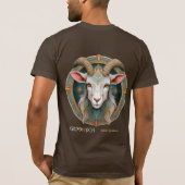 Grimmloch Goat Emblem Fantasy RPG Tシャツ (裏面)