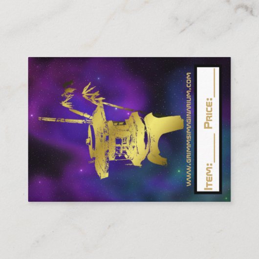 Grimm's Fimarium LLCイヤリングバックカード 名刺 (裏面)