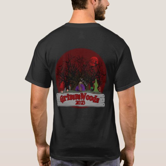 GrimmWoodsシャツ2023 Tシャツ (裏面)