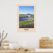 Grimsay Scotland Travel Poster ポスター (キッチン)