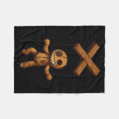 Grimstring – Soky Playful Puppet Marionette Cartoo フリースブランケット (正面(横))