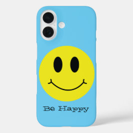 Grin Face Classic Be Happy iPhone 16ケース