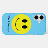 Grin Face Classic Be Happy Case-Mate iPhoneケース (裏面 (横))