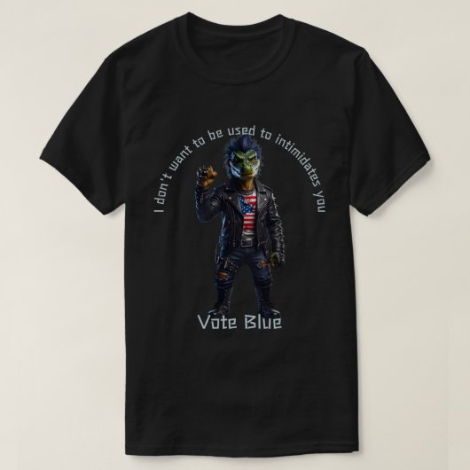 Grin Protocol 50x50 Gator Punk Vote edition 001 Tシャツ (デザイン正面)