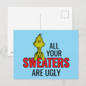 Grinch | All Your Sweaters Are Ugly シーズンポストカード (正面/裏面)