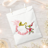 Grinch Blowing the Merry Grinchmas Horn フェイバーバッグ (クリップ留めされた状態)