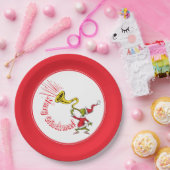 Grinch Blowing the Merry Grinchmas Horn ペーパープレート (パーティー)