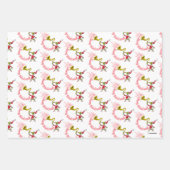 Grinch Blowing the Merry Grinchmas Horn ラッピングペーパーシート (正面)