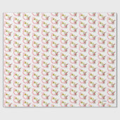 Grinch Blowing the Merry Grinchmas Horn ラッピングペーパー (フラット)