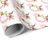 Grinch Blowing the Merry Grinchmas Horn ラッピングペーパー (ロールコーナー)