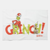 Grinch! Character Logo Graphic キッチンタオル (横)