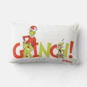 Grinch! Character Logo Graphic ランバークッション (裏面)