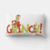 Grinch! Character Logo Graphic ランバークッション (正面)
