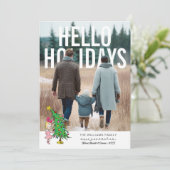 Grinch | Cindy Lou Who Personalized Photo シーズンカード (スタンド正面)