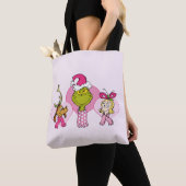 Grinch Crew in Pink Valentine's Portrait トートバッグ (クローズアップ)