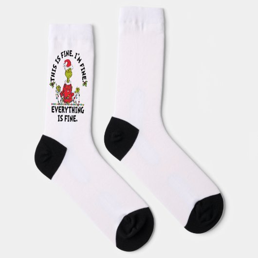 Grinch | Everything is Fine ソックス (右)