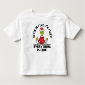 Grinch | Everything is Fine トドラーTシャツ (正面)