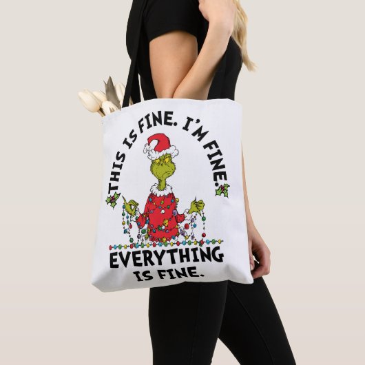 Grinch | Everything is Fine トートバッグ (クローズアップ)